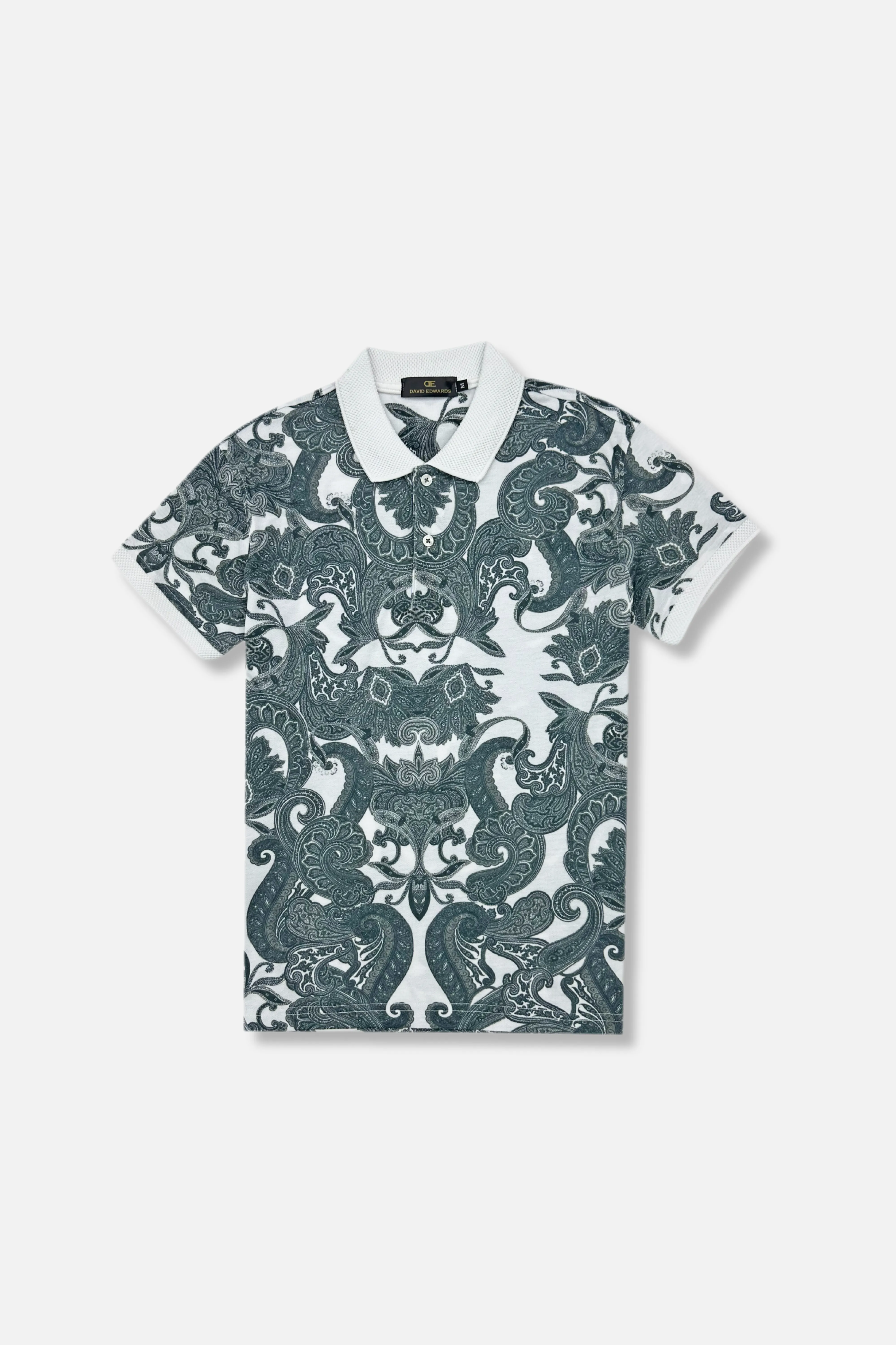 Breathable Top Stylish Comfort Drailes Printed Pique Polo