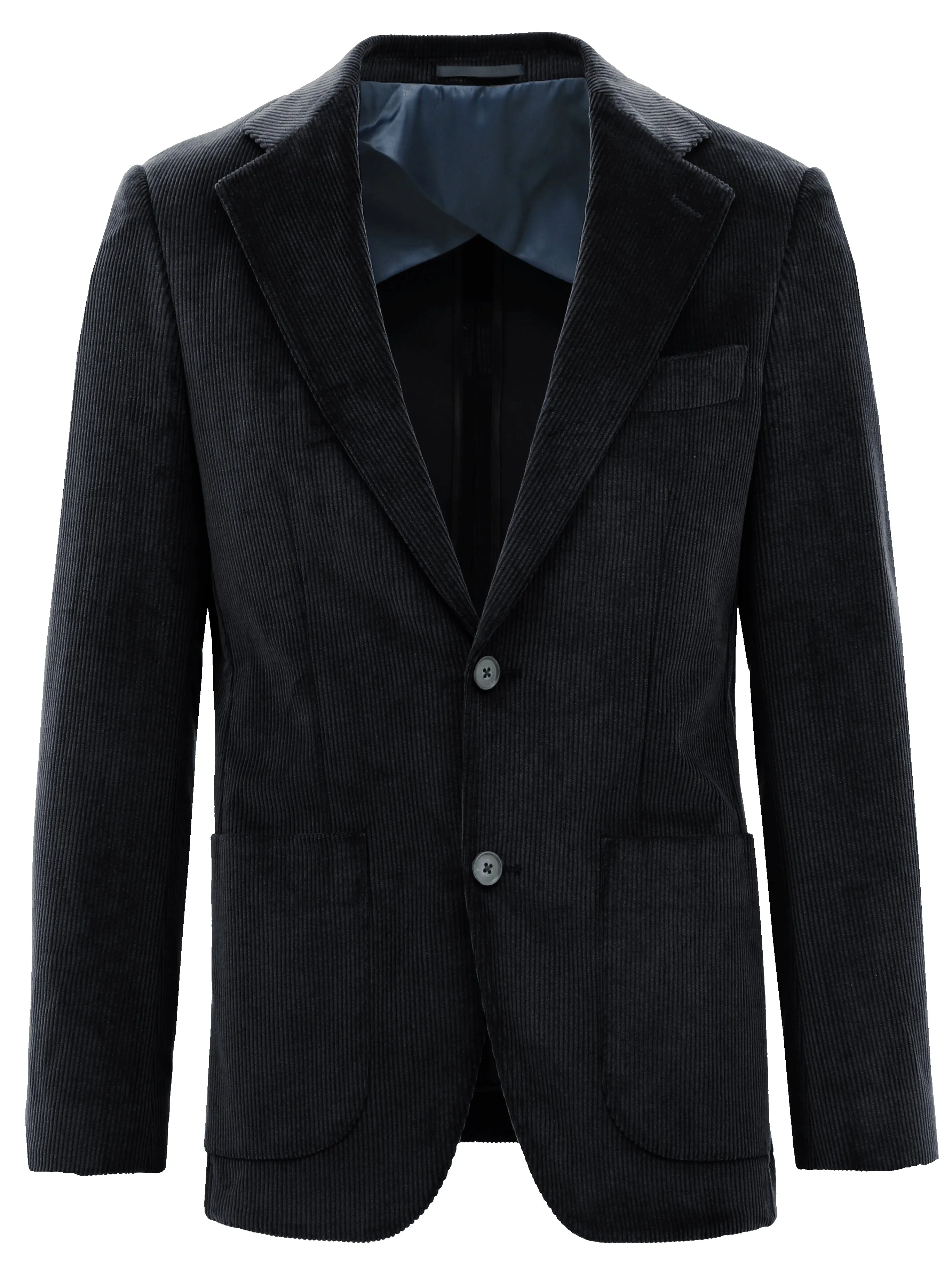 CompactFoldable Vegan Leather Accents Genoa Buggy Black Corduroy Sports Jacket