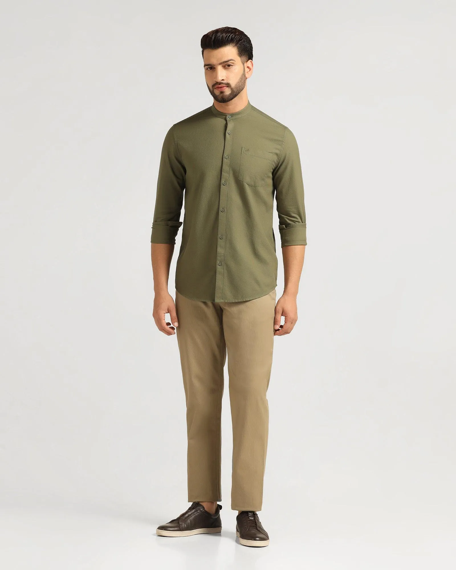 StaticDissipative Straight B-90 Casual Khaki Solid Khakis - Kris