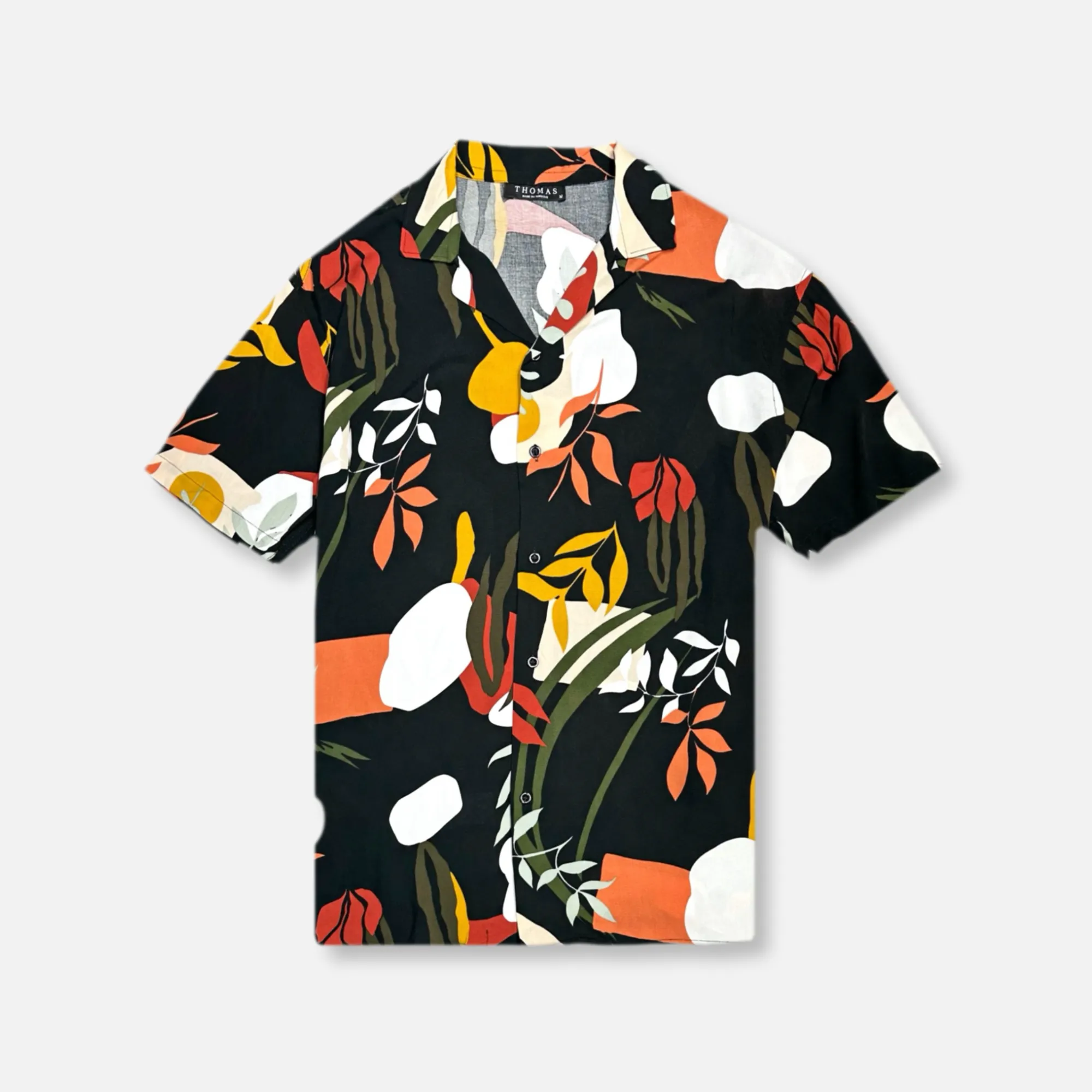 Tanner Tropical Resort Revere Collar Shirt QuickPackable Design