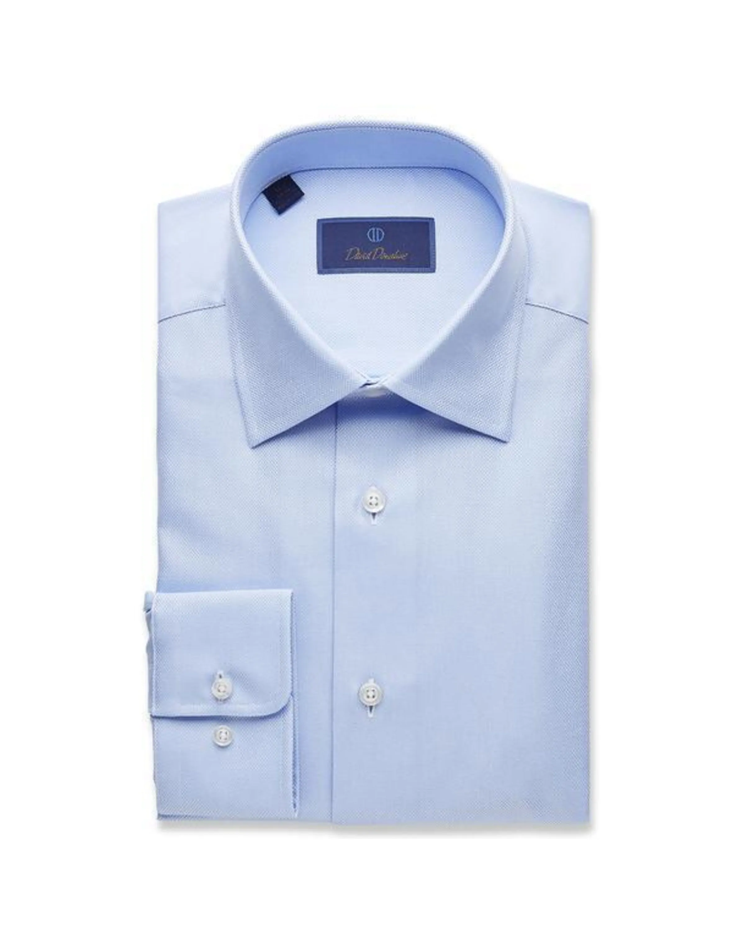 Trim Fit Dress Shirt - Sky wrinkle free