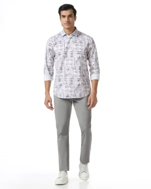 Grey Solid Khakis - Mario HighWaistSupport