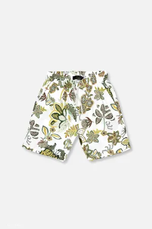 Darland Tropical Drawstring Shorts Beach Comfort