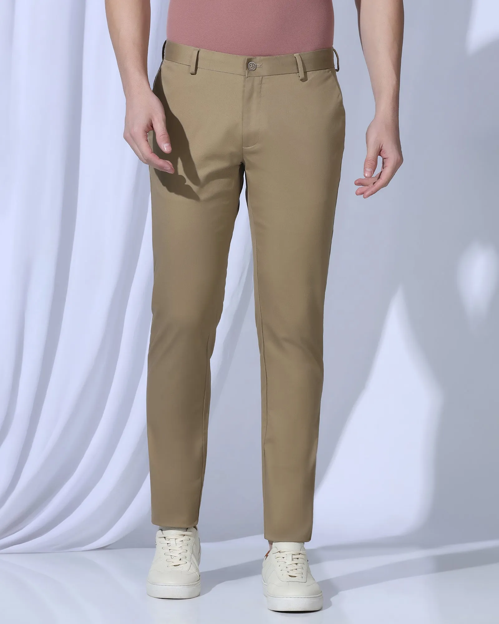 Layered Wear Layered Comfort Slim Fit B-91 Casual Khaki Solid Khakis - Martin