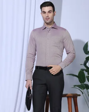 Seasonal Trend Temperature Regulating Formal Red Textured Shirt - Quent Eco Recycled Polyester