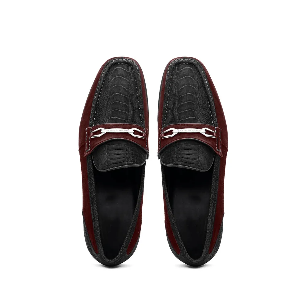 Legacy Edge Hugo Ostrich Black / Wine