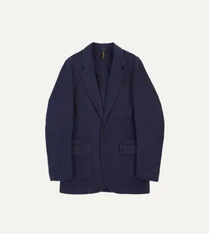 Indigo Heavy Cotton Twill Games Blazer Mk. I Ripstop Fabric Technology Trail To Town