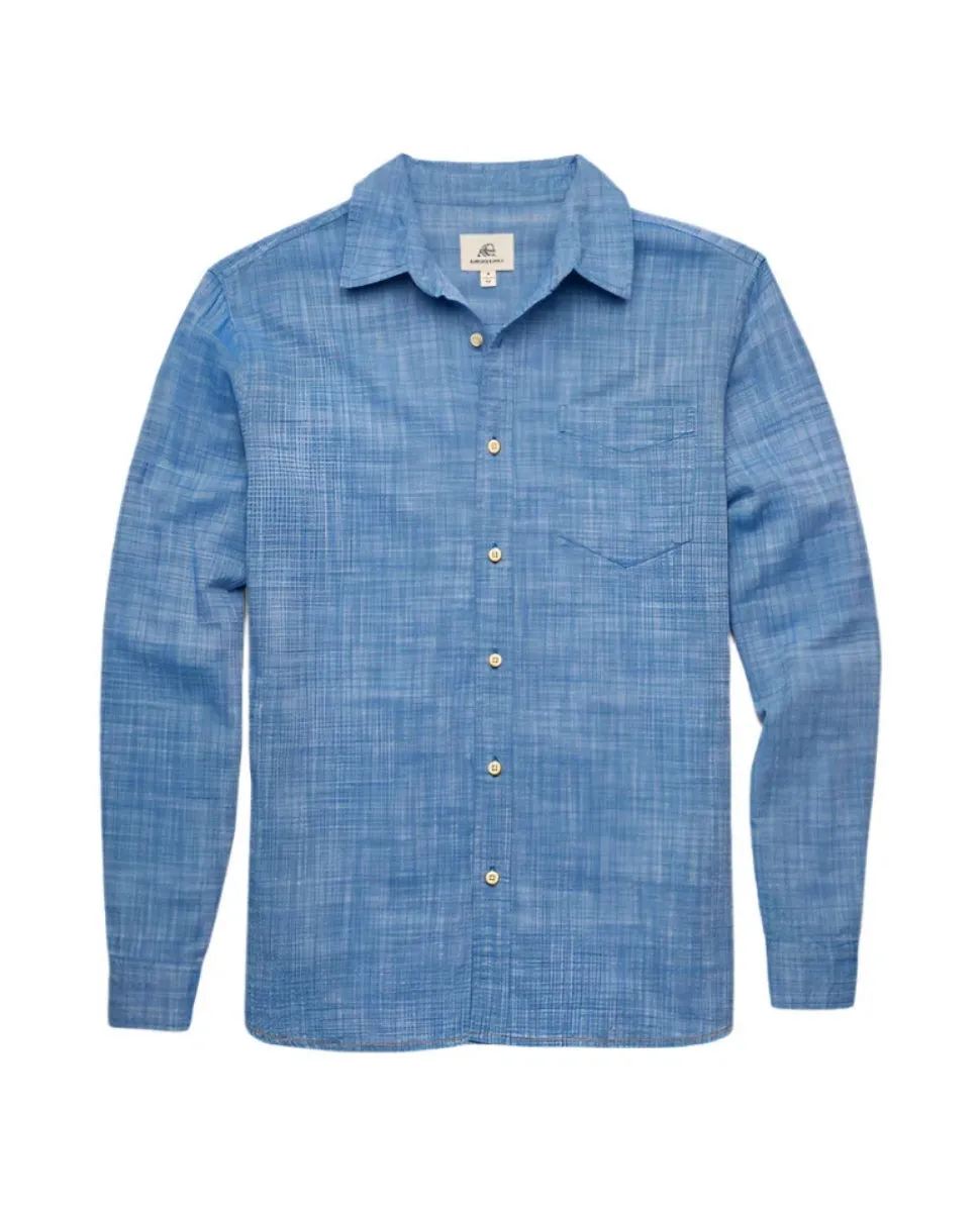 Functional Design Brian Slub Cotton Shirt - Strong Blue