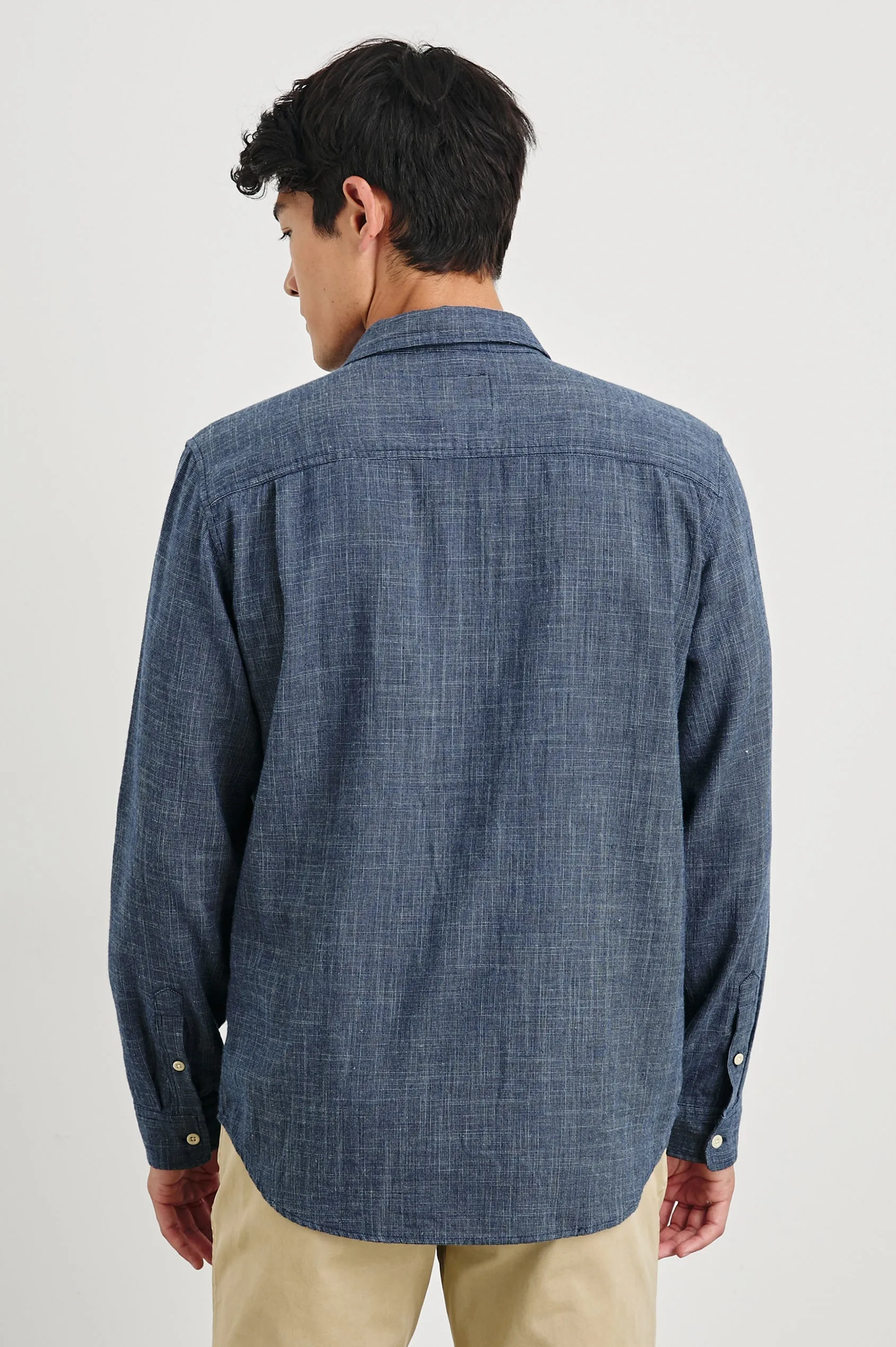 Flexible Apparel Wyatt Shirt - Navy Etch