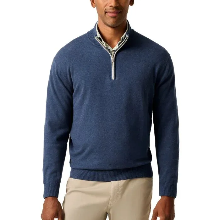 Wave Core Easy Fashion Desmond 1/4 Zip Sweater - Navy