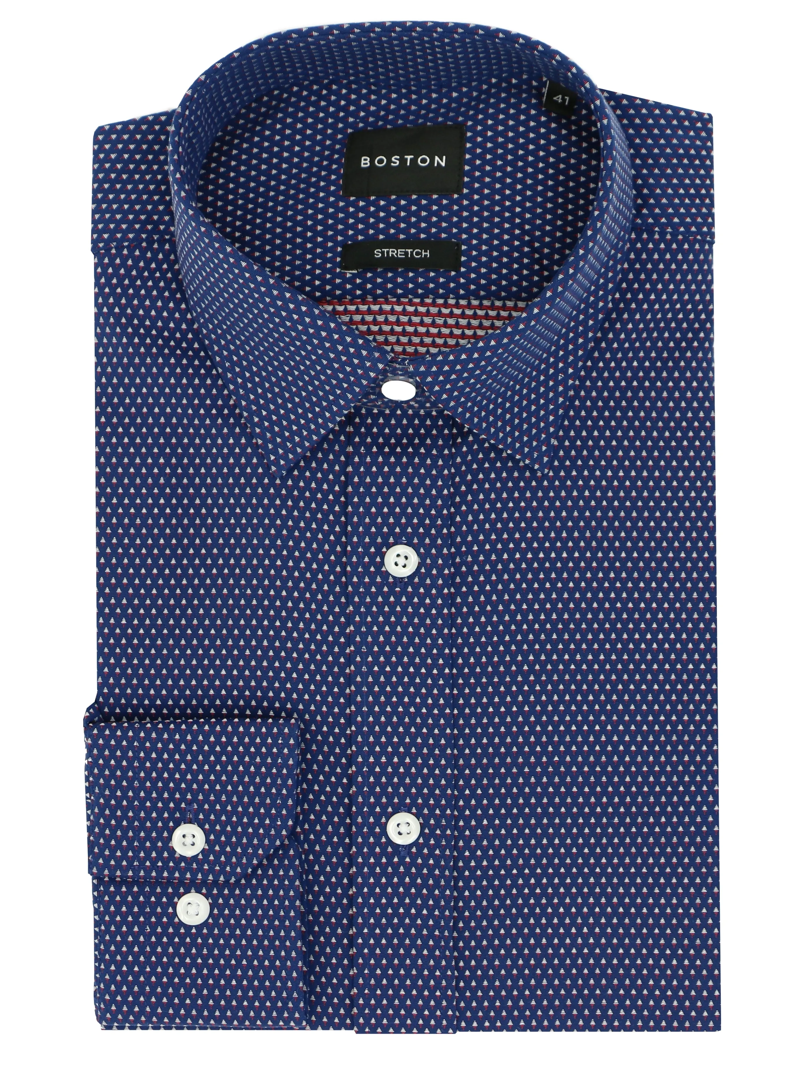 elegant design Liberty Business Blue Ice Cream Print Shirt