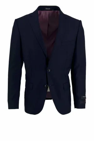 Tiglio Luxe New Blue Porto Slim Fit Pure Wool Blazer TIG1036 High Performance Blend Stretch Enhanced Mobility Zones