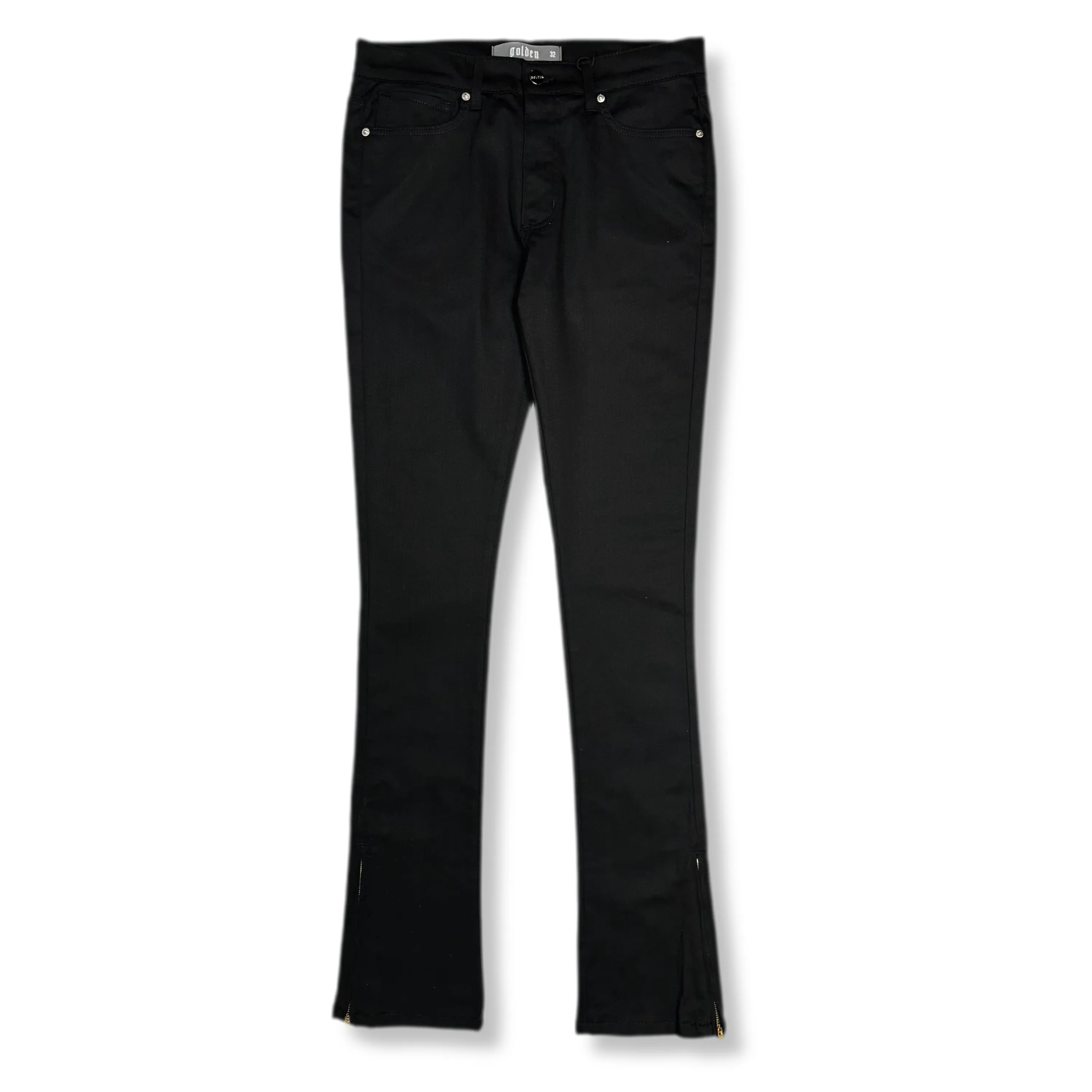 Cropped length Youth Style Road Trip Outdoor Enthusiast The Skinny Stacked- Noir 4.0