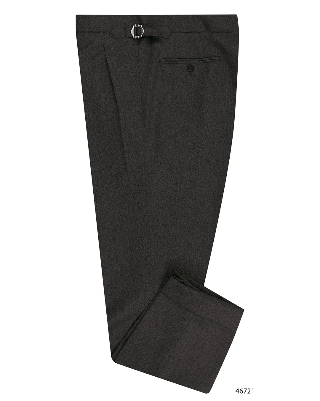 Active Motion Fitted Design Drapers: Beige Covert Wool High Waisted Pant