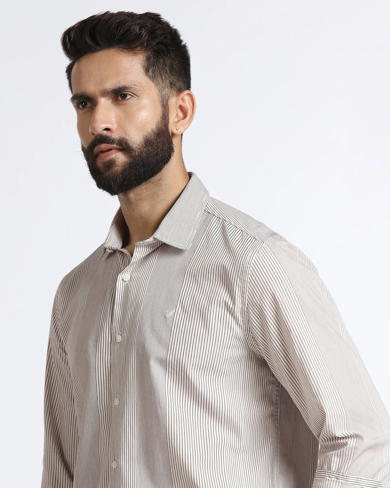 Cherry Lacquer Stripe Shirt - Juden Urban Wear
