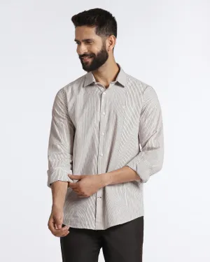 Cherry Lacquer Stripe Shirt - Juden Thermal regulation