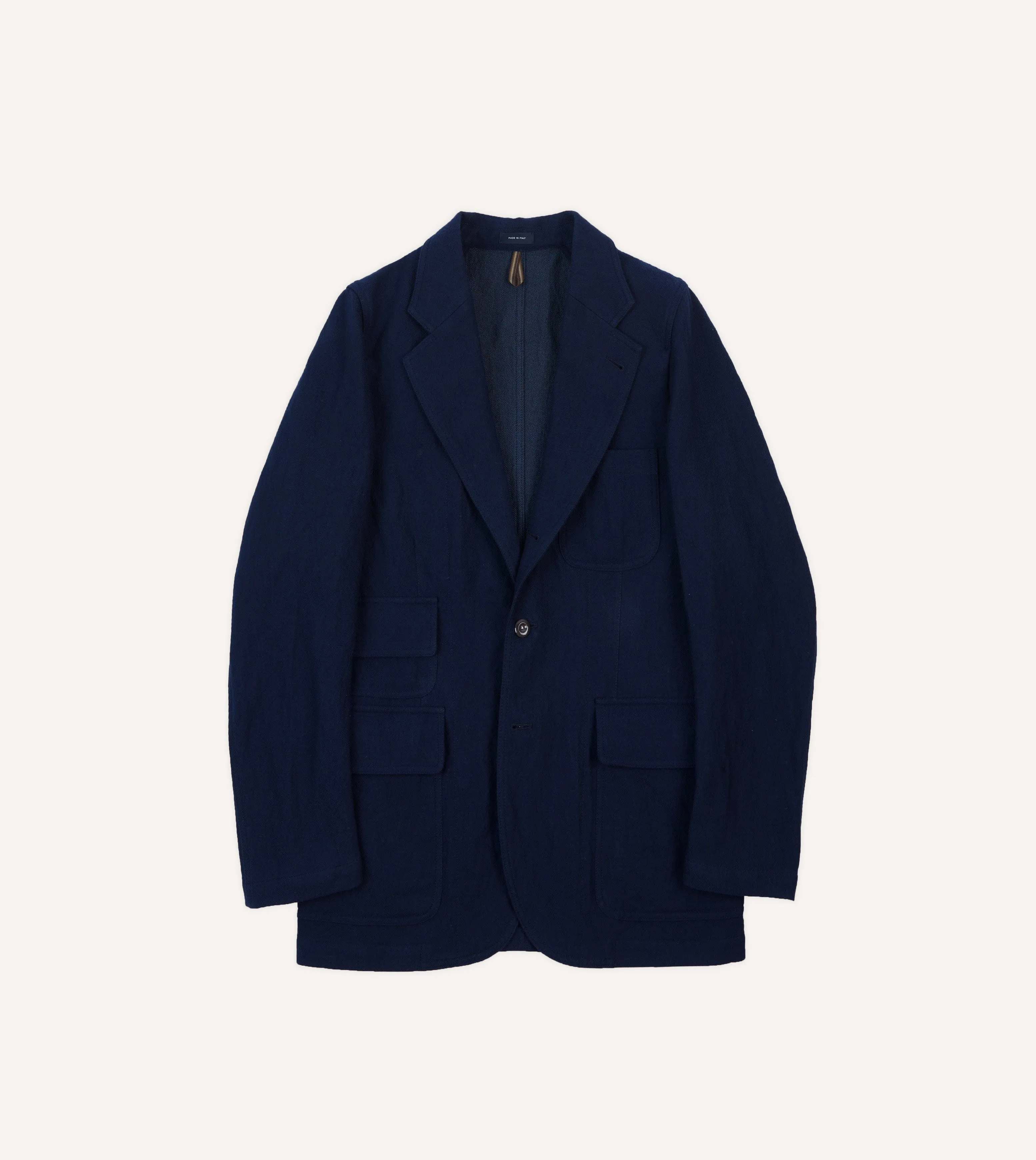 Silicone Grip Trim Navy Wool Games Blazer Mk. IV