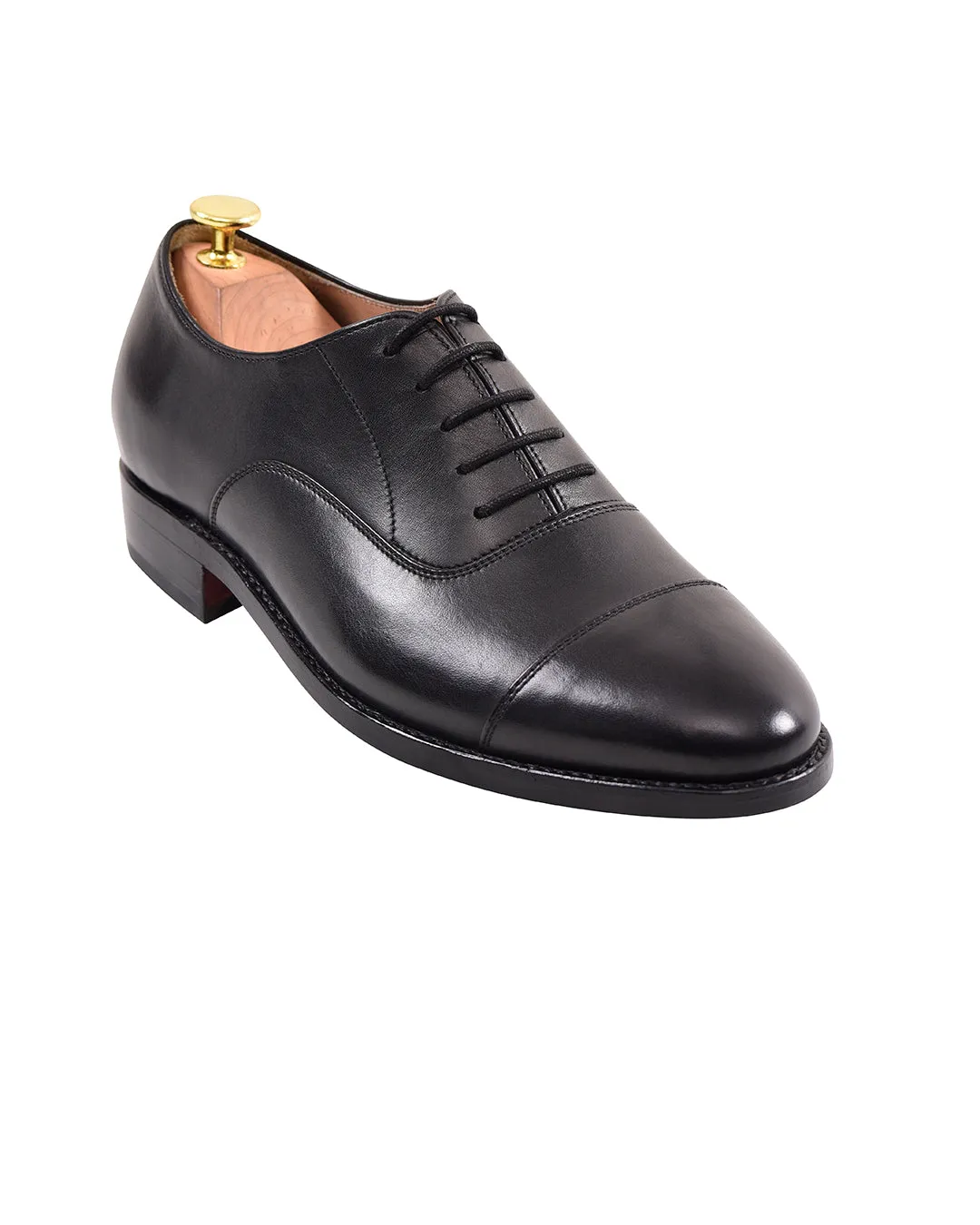 Sweat Resistant Urban Stroll Captoe Oxfords Black