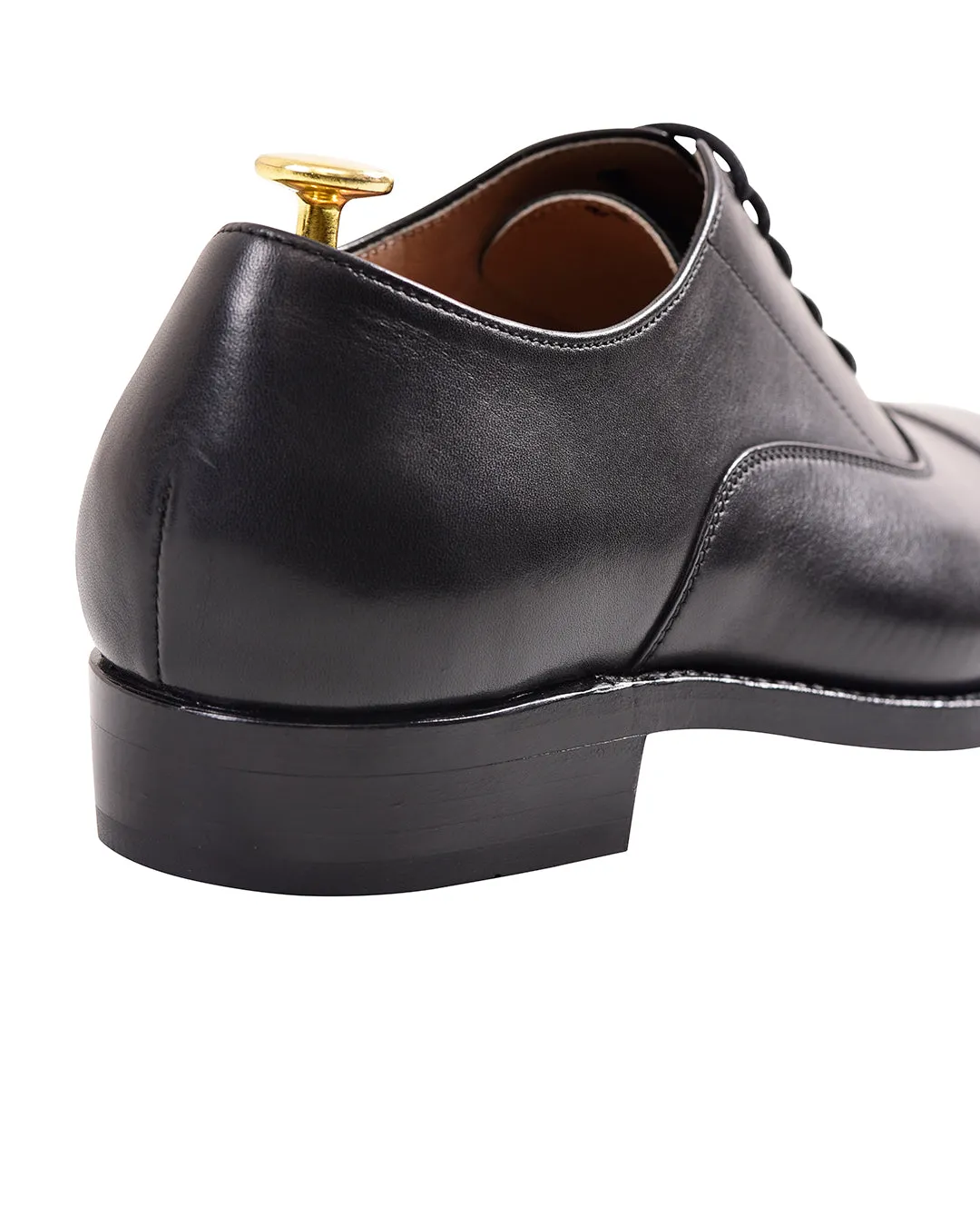 Waterproof Traction Captoe Oxfords Black