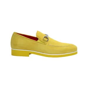 Emilio Franco "Nino II" Yellow Loafer Action Fast Peace Step