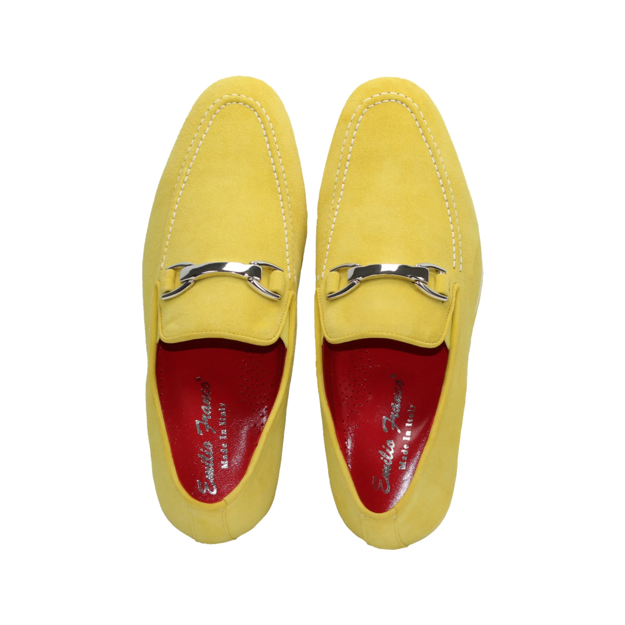 Responsive Cushion Weekend Warriors Anti Odor Gym Workout Emilio Franco "Nino II" Yellow Loafer