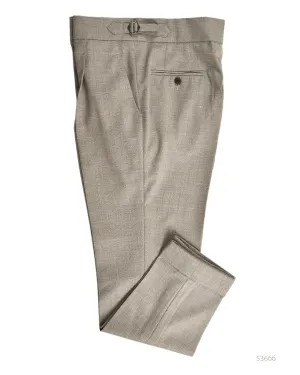 Rugged Wear Stain Resistant VBC - 4 Ply Tropical Wool: Grey Ecru Melange Pant