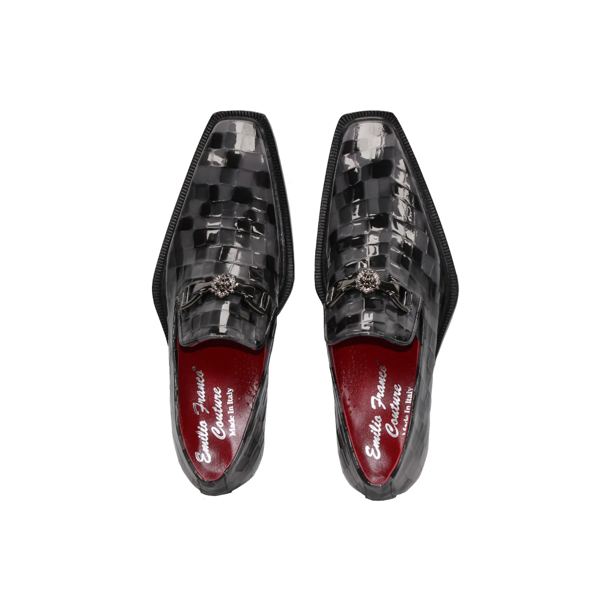 Storm Proof Weekend Casual Emilio Franco Couture "Narciso" Grey Combo Shoes