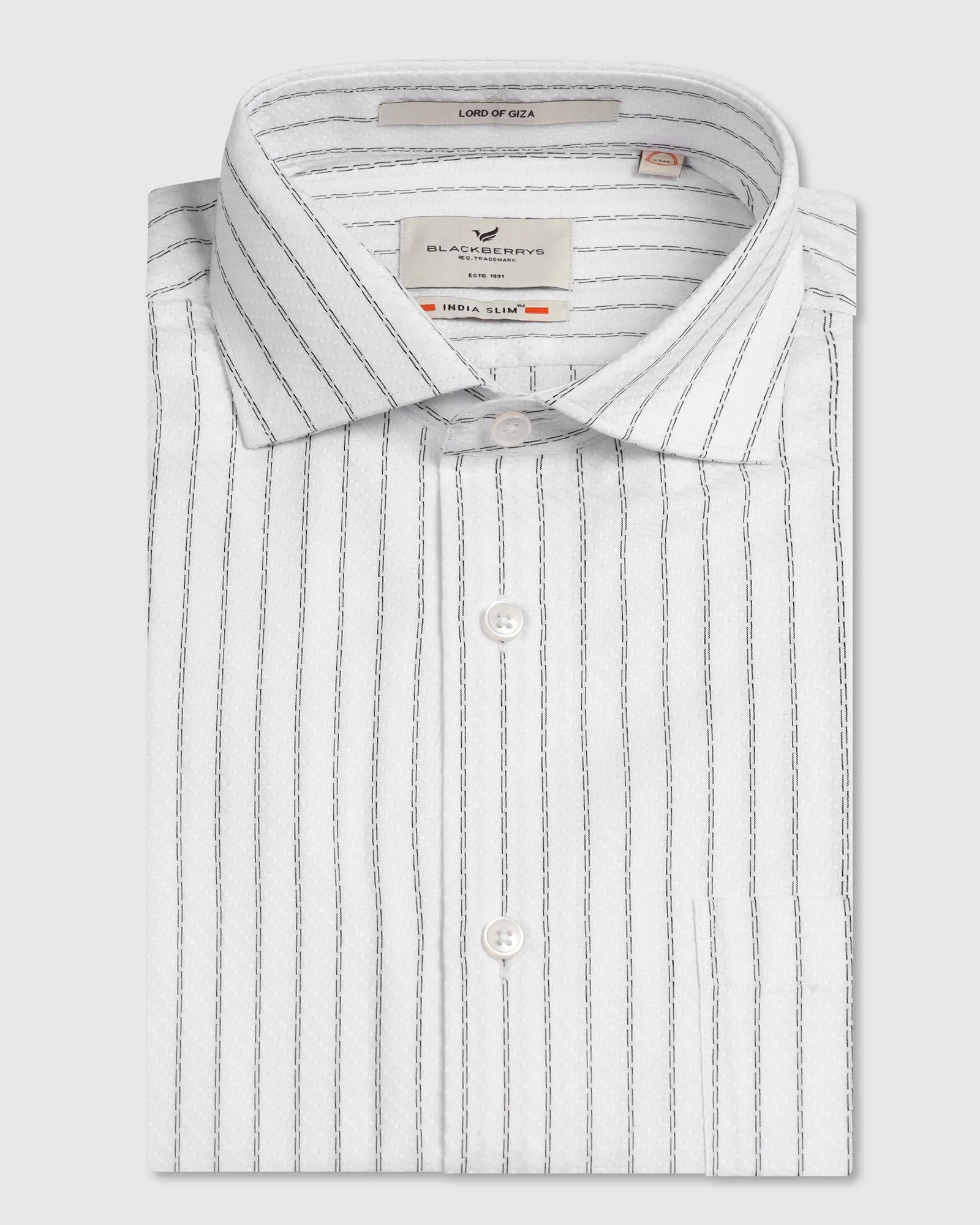 White Stripe Shirt - Rooter hypoallergenic