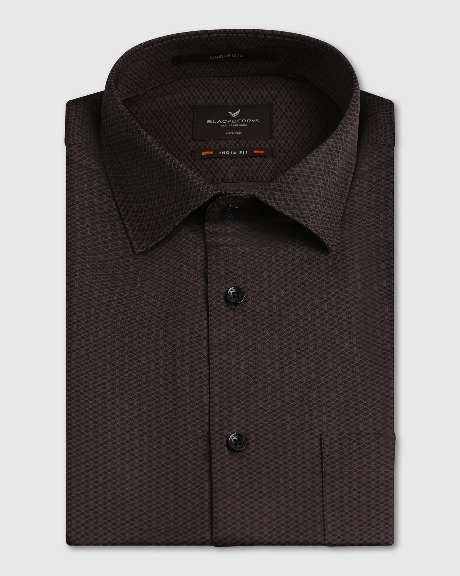 Soft Touch Brown Printed Shirt - Radio