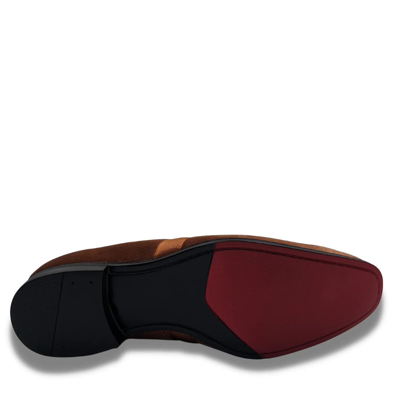 Men's Solid Velvet Cognac Fashion Shoes S91 Stylish Fit