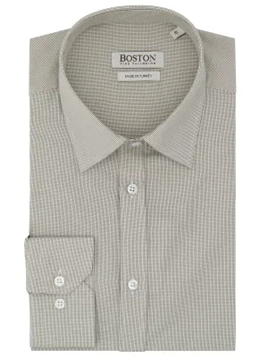 Liberty Business Brown Microchecked Shirt Effortless Style