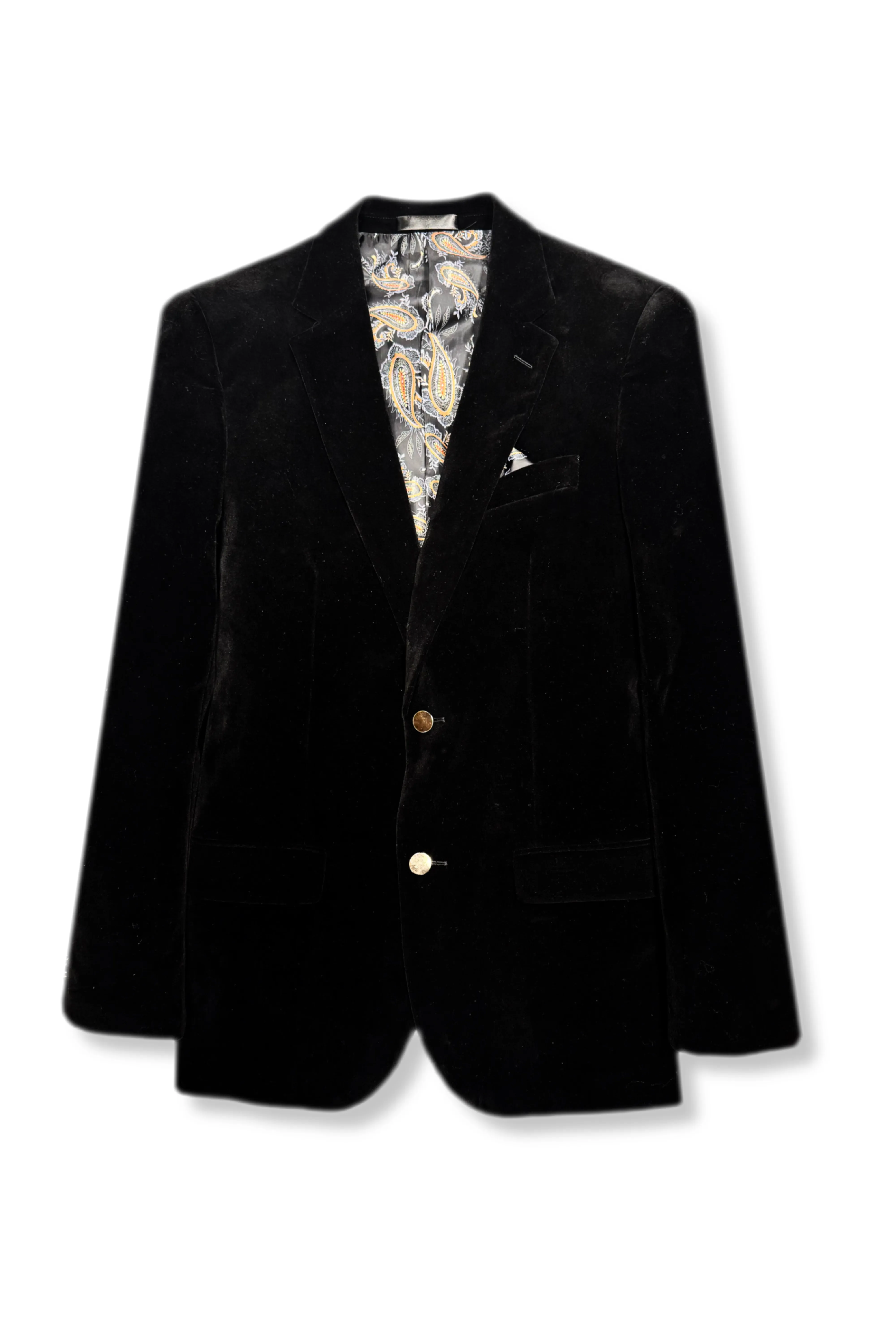 Abrasion Resistant Panels Kenmark Velvet Blazer