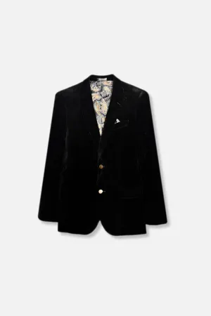 Kenmark Velvet Blazer Hypoallergenic Textile