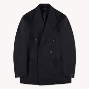 Heat Guard Navy High Twist Double Breasted Waverly Suit