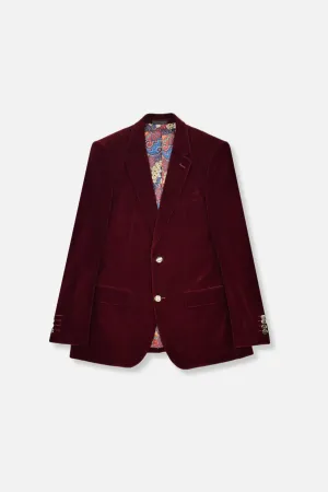 Odor Resistant Lining Kenmark Velvet Blazer