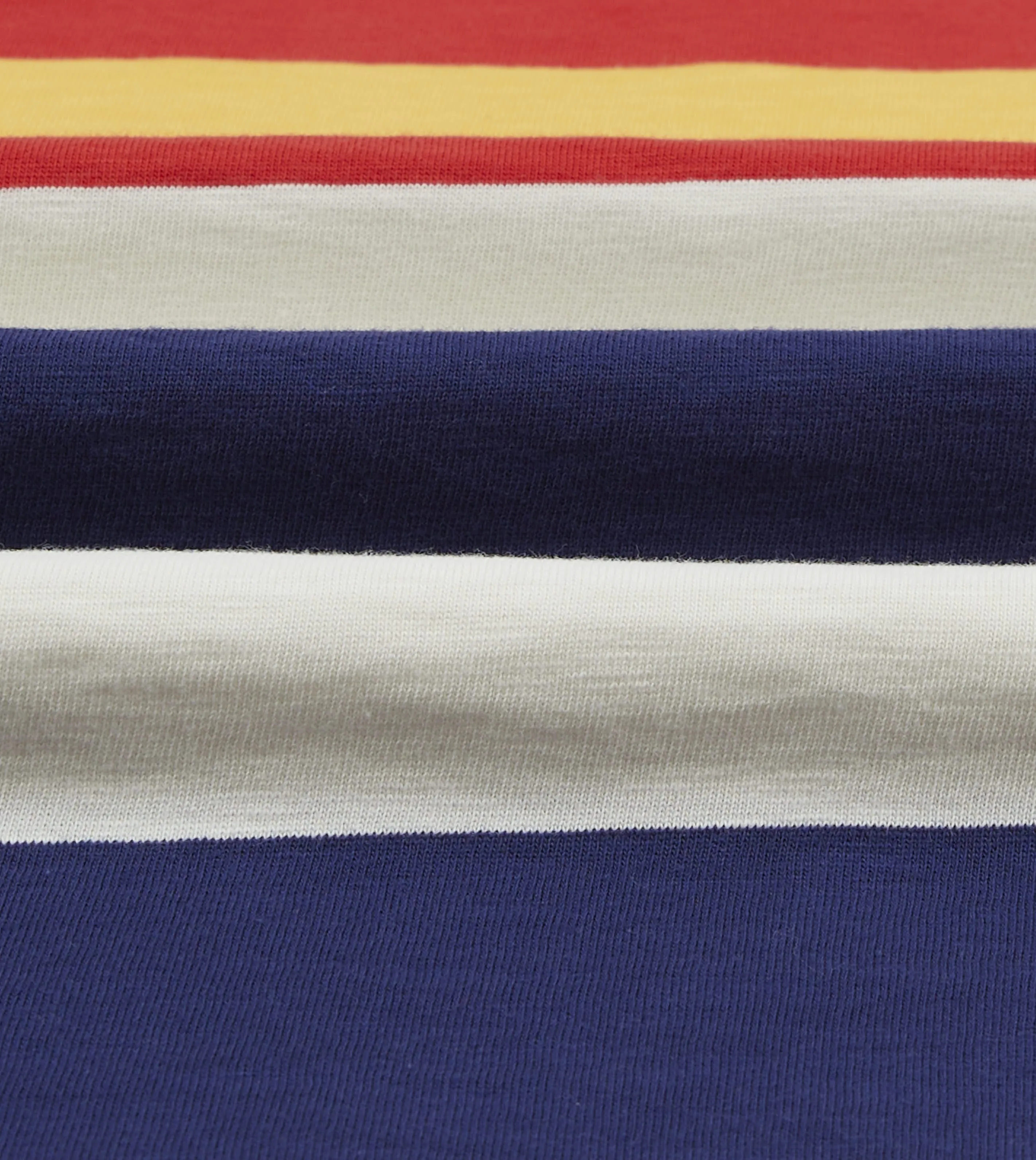 Multi Stripe Flam?? Cotton Rugby Shirt Stretchable Cloth