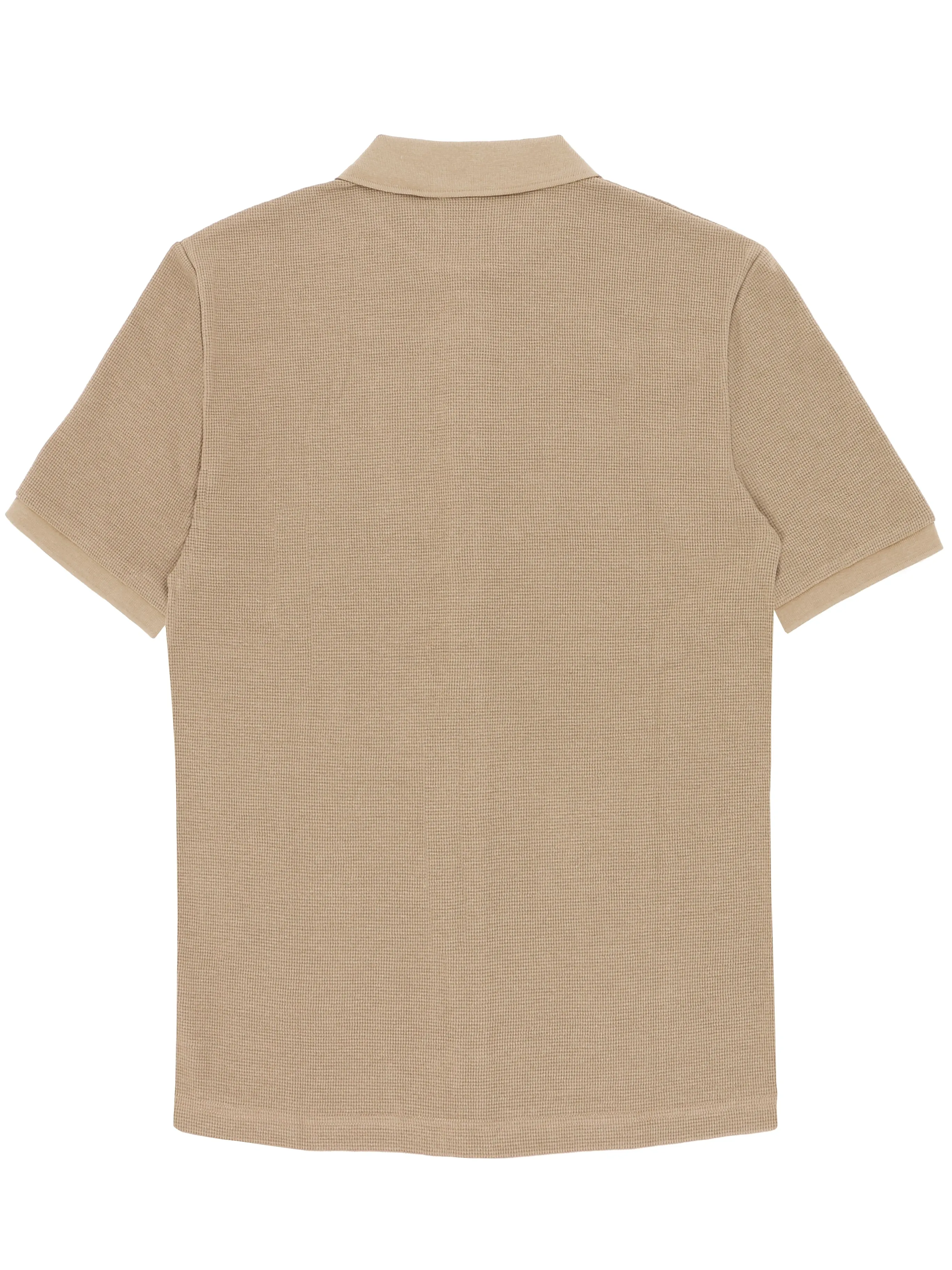 Printed design Sheen Beige Knit Shirt