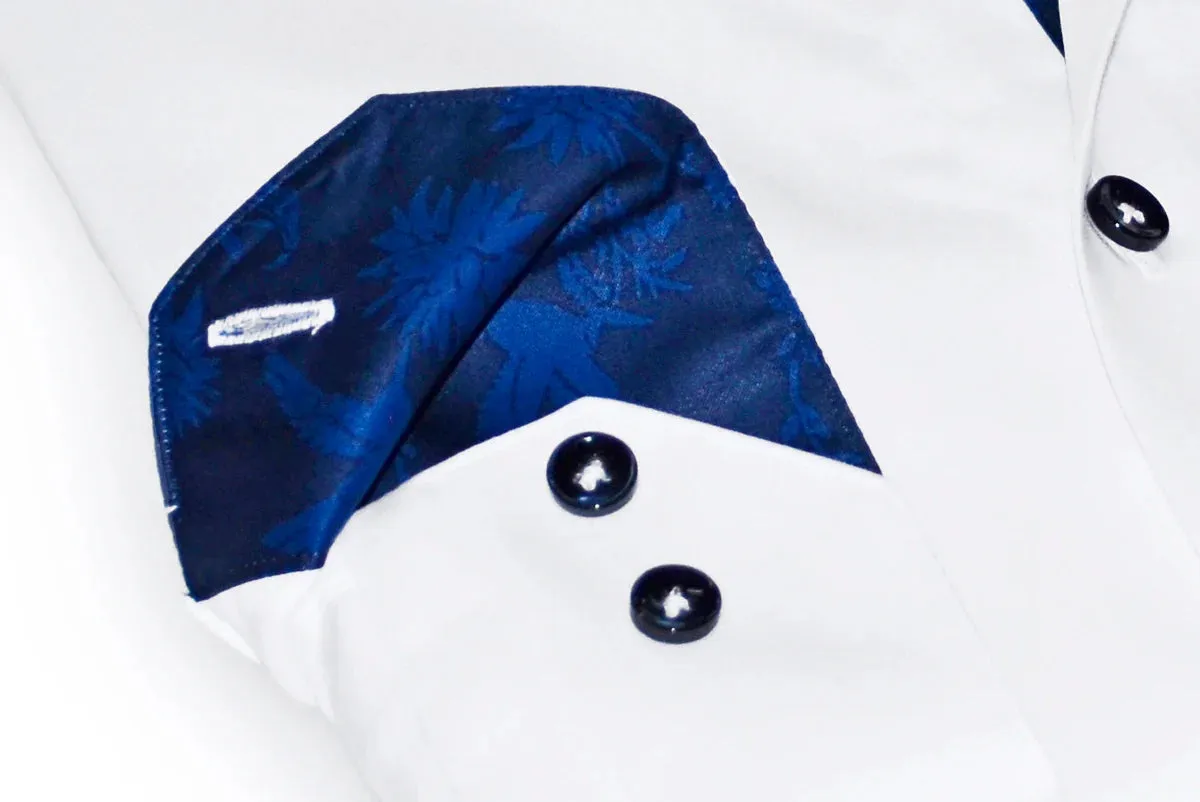 Gabe Button-Up Contrast Shirt Fall Fashion