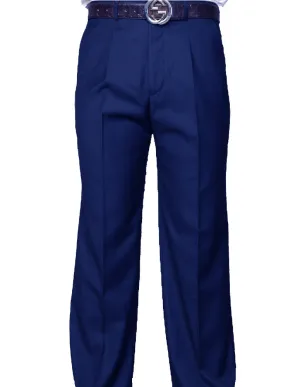 SAPPHIRE REGULAR FIT PLEATED PANTS Relaxed Look Flexible Leg