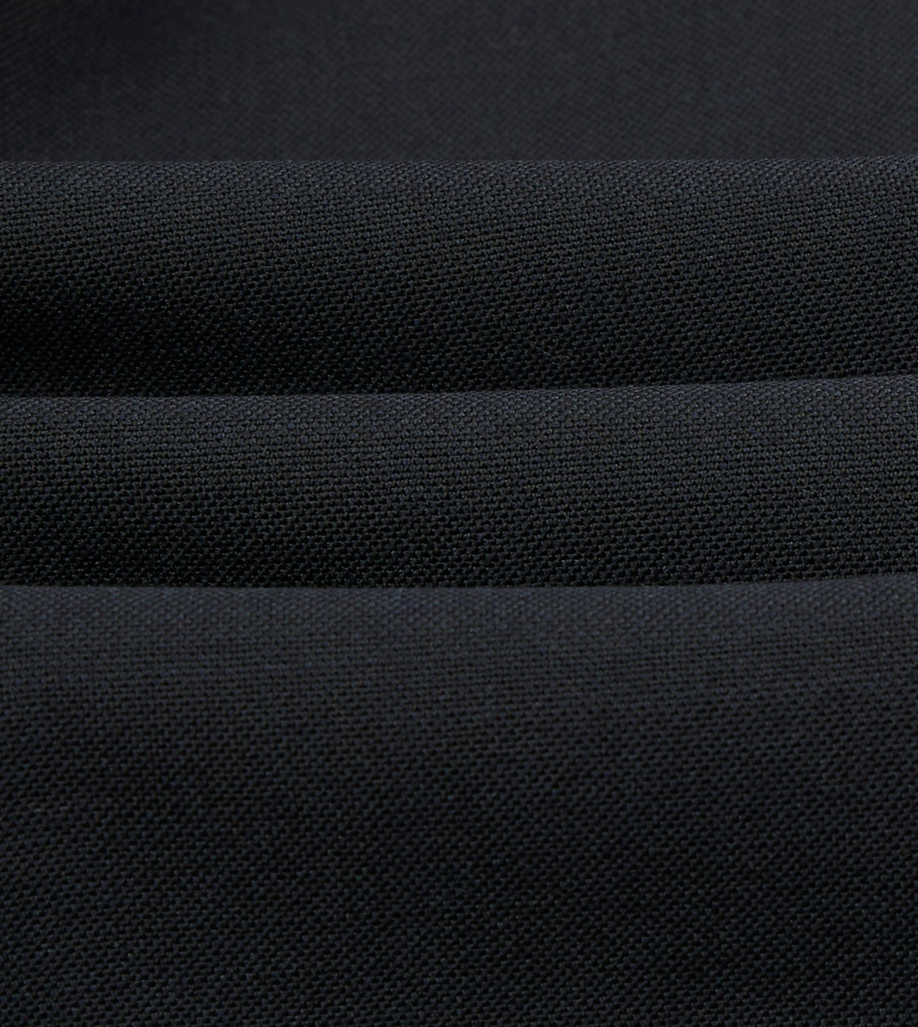 Compact Fit Look Navy Wool-Mohair Double-Breasted Travel Blazer