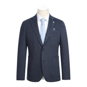 Pellagio Men's Half Canvas Navy Blazer PF23-7 Cozy Street Style