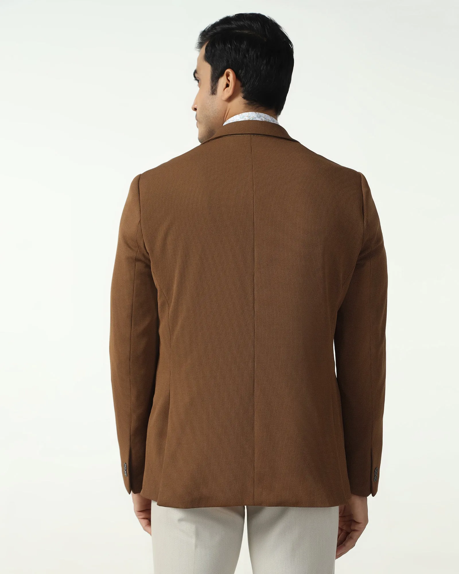Formal Rust Textured Blazer - Rismo QuickRelease Buckles