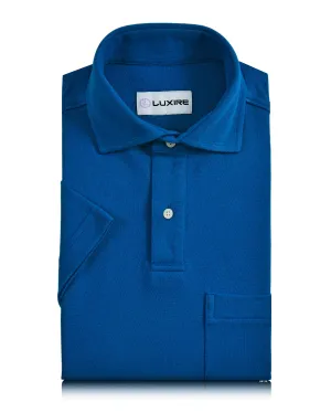Quick Dry Layer Blue Polo T-Shirt