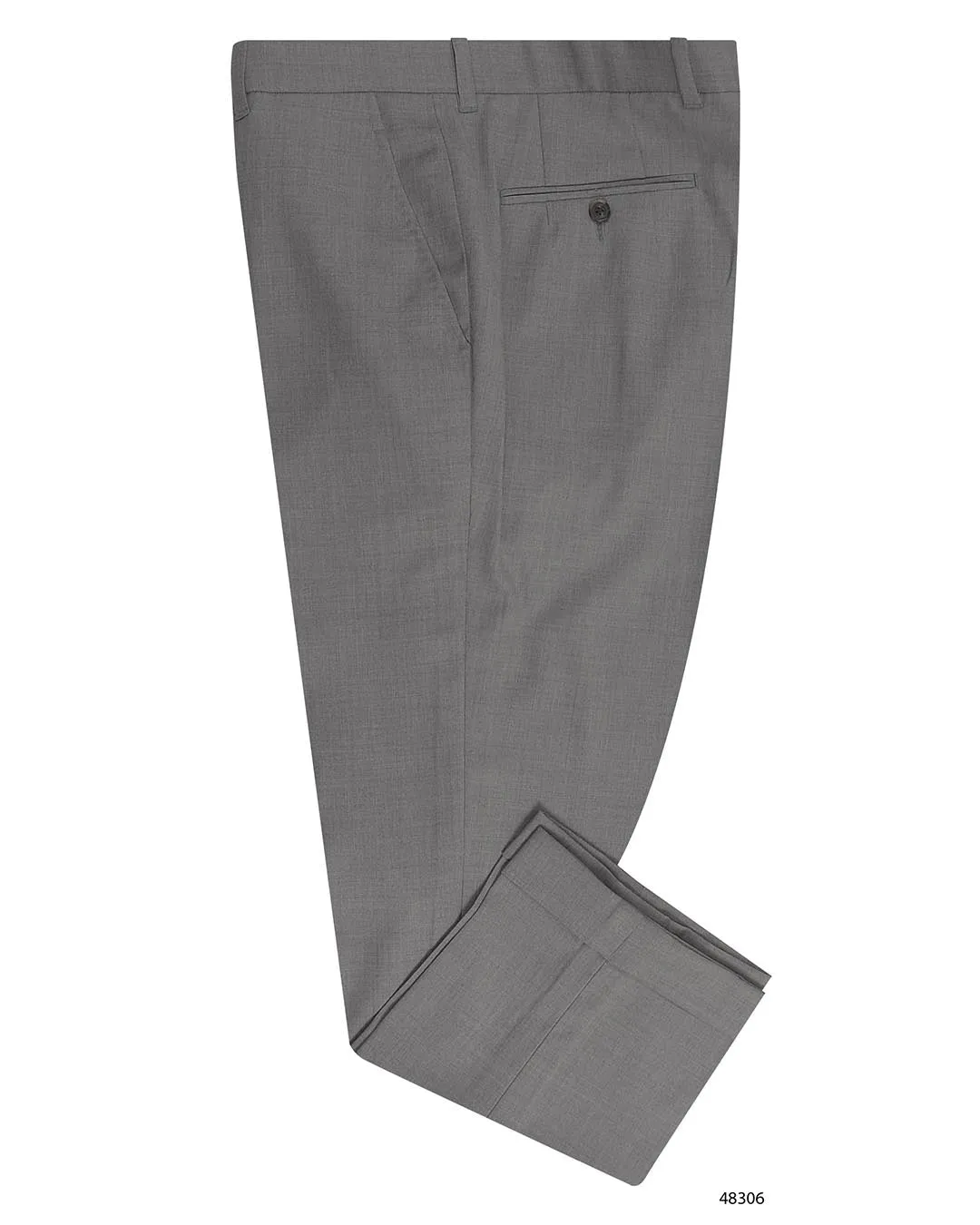 Ripped design Skinny Fit Washable Wool Grey