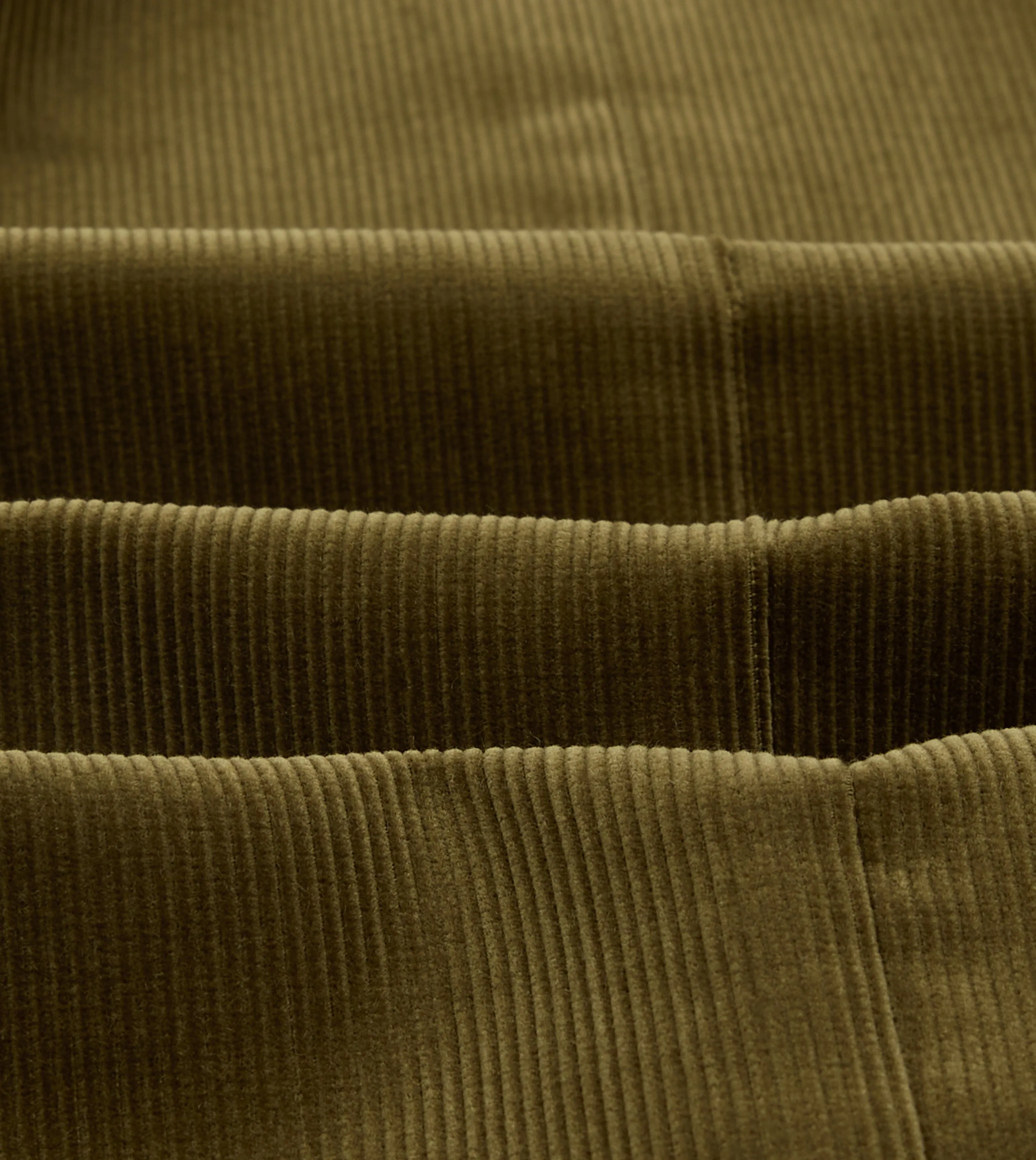 City Ready Wear Olive Green Mid-Wale Cotton Corduroy Tailored?Jacket