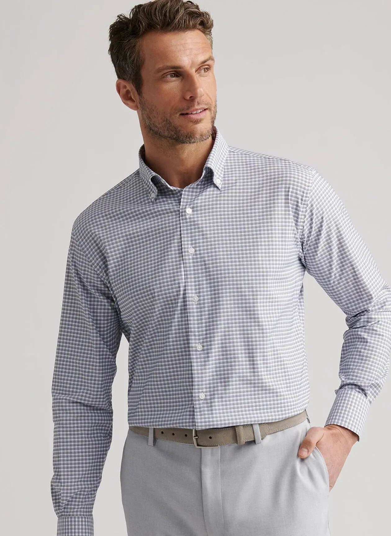 Luxury Feel Rooftop Bar Cashiers Performance Twill Sport Shirt