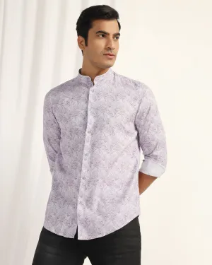 Casual Grey Printed Shirt - Tanli Versatile Styling