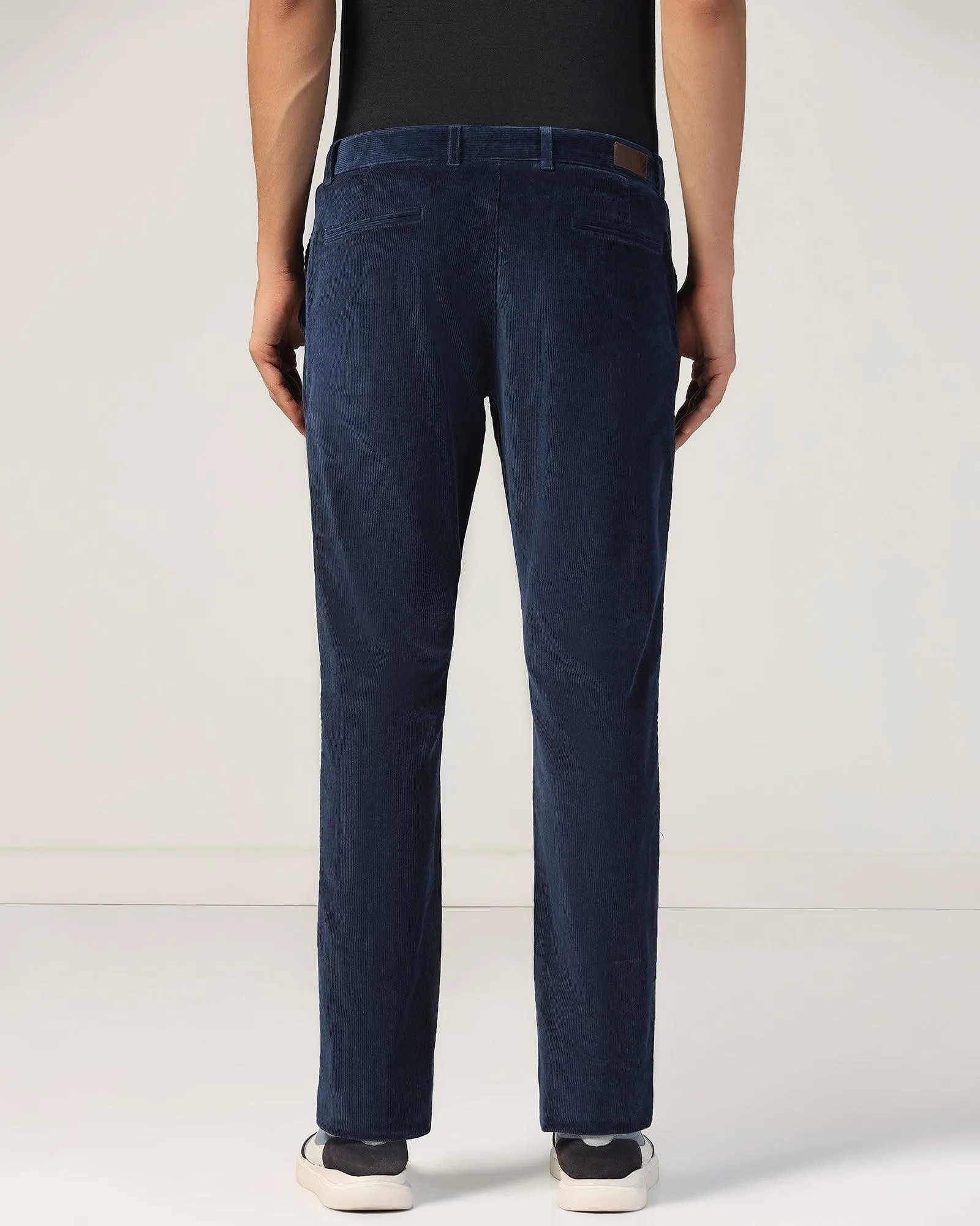 Slim Comfort B-95 Casual Teal Solid Khakis - Magna Comfy Movement Quick Wear Fit