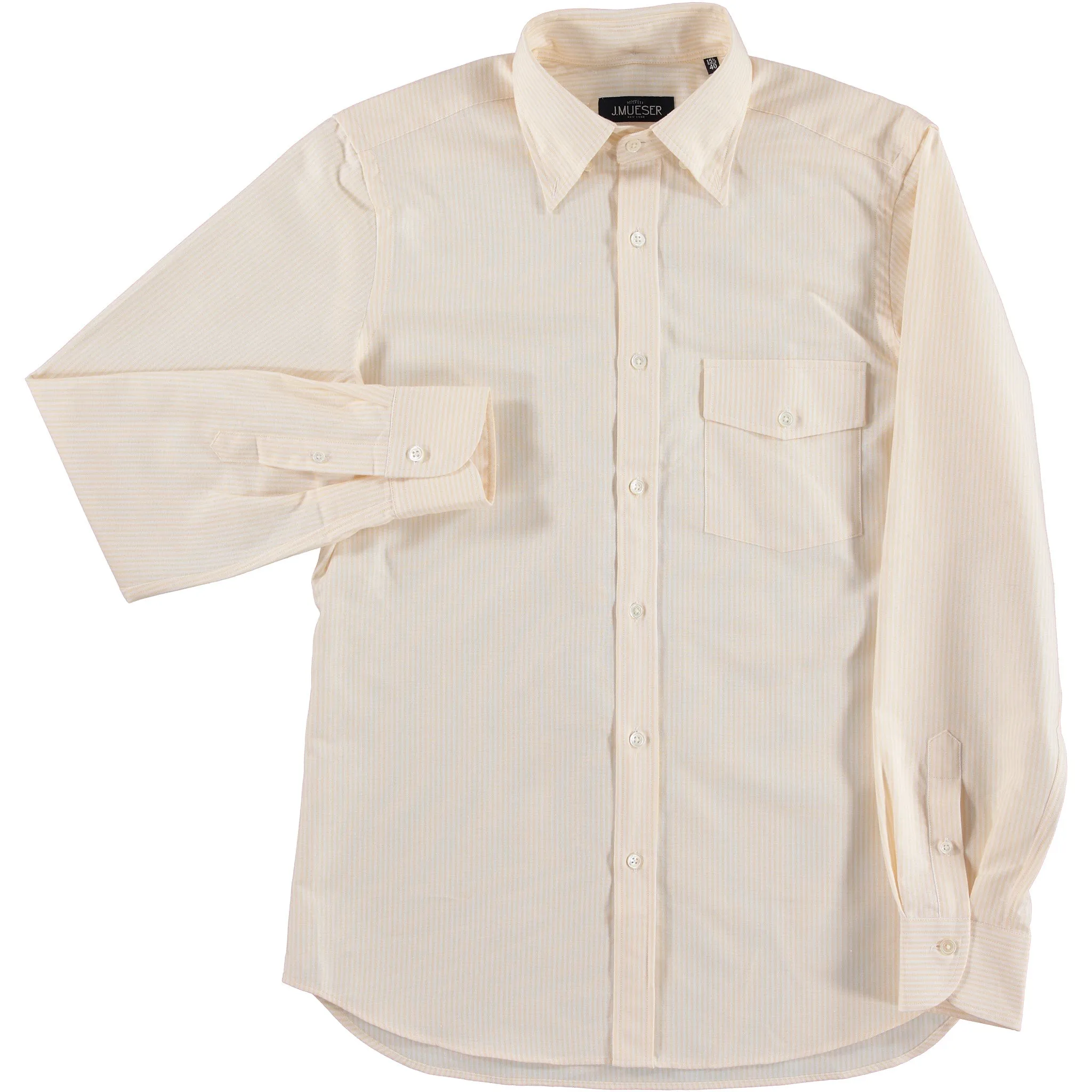 Yellow Stripe Oxford Button Down Shirt Timeless Cardigan