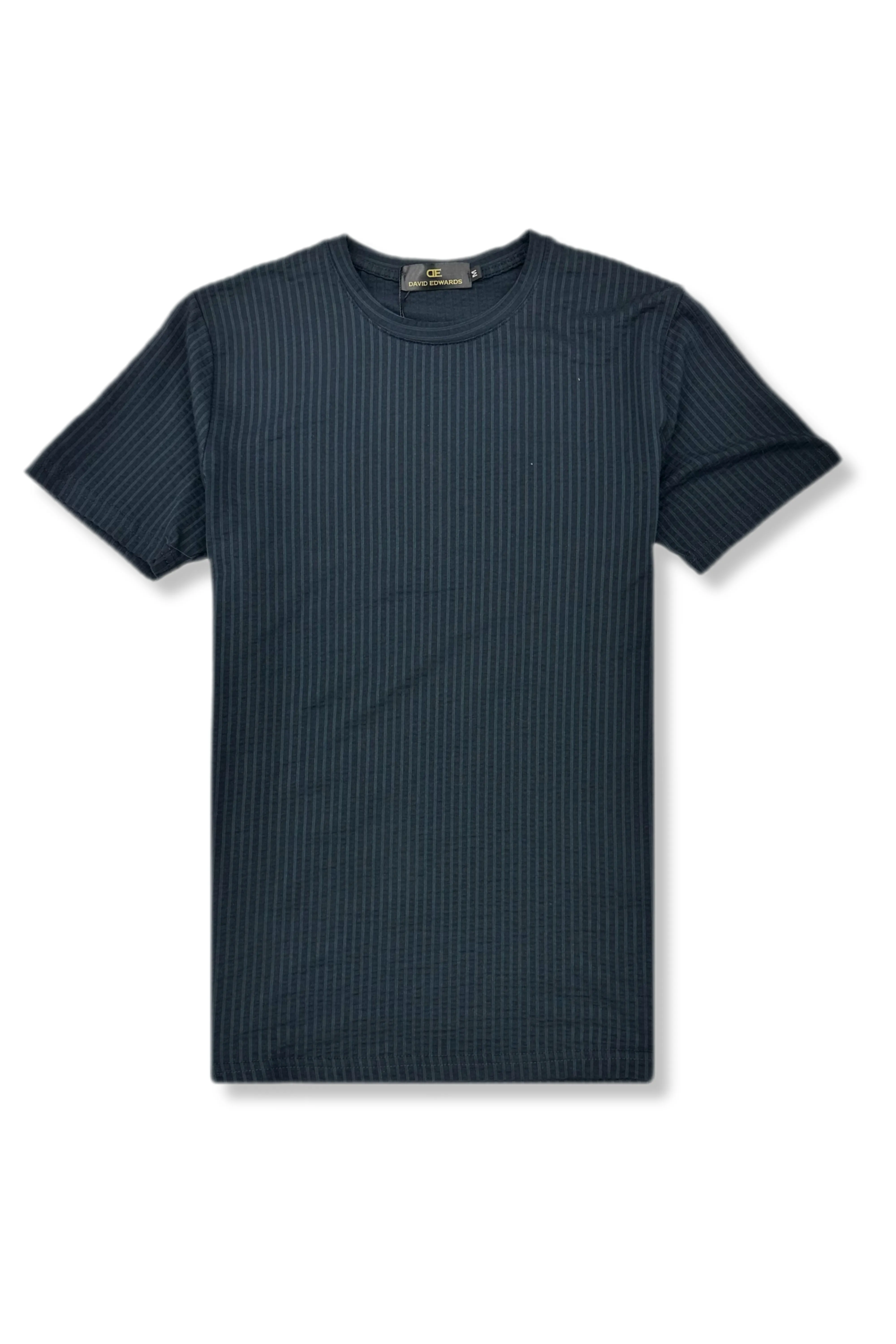 Soft and Lightweight Demper Crewneck Seersucker T-Shirt